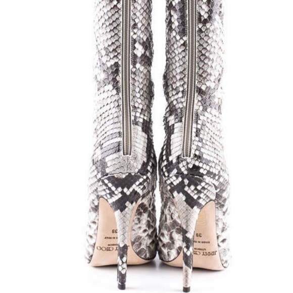 Jimmy Choo python boots NWOT snakeskin - Picture 3 of 7